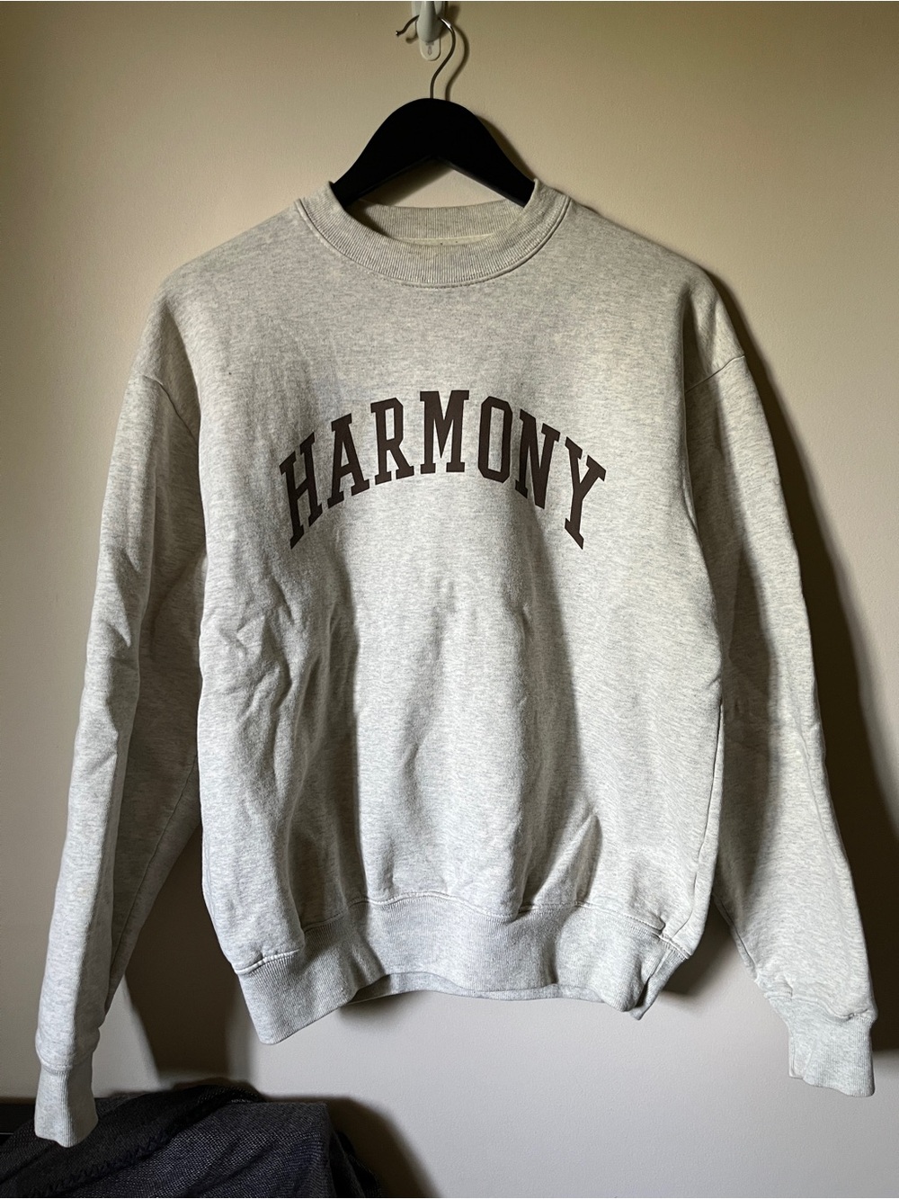 Harmony Logo Crewneck Sweatshirt - Light Gray